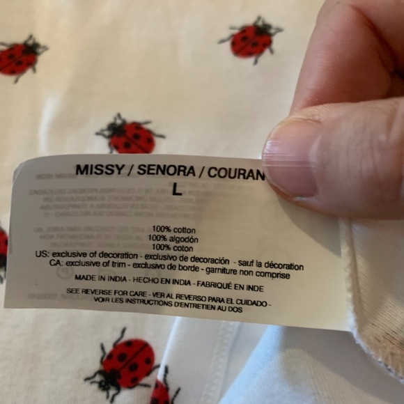 Gloria Vanderbilt Margaret tee. NWT. Retail ‎ 24 - Picture 6 of 8